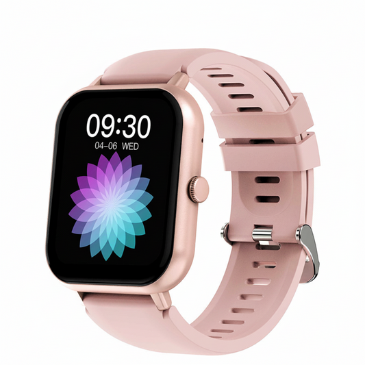 SmartPulse Square version smartwatch for health tracking with advanced features and sleek design